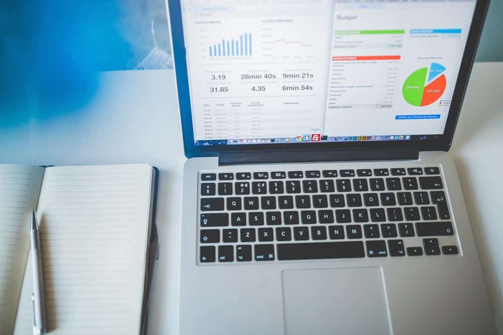 SEO Services for Small Business Analytics Report on a Computer